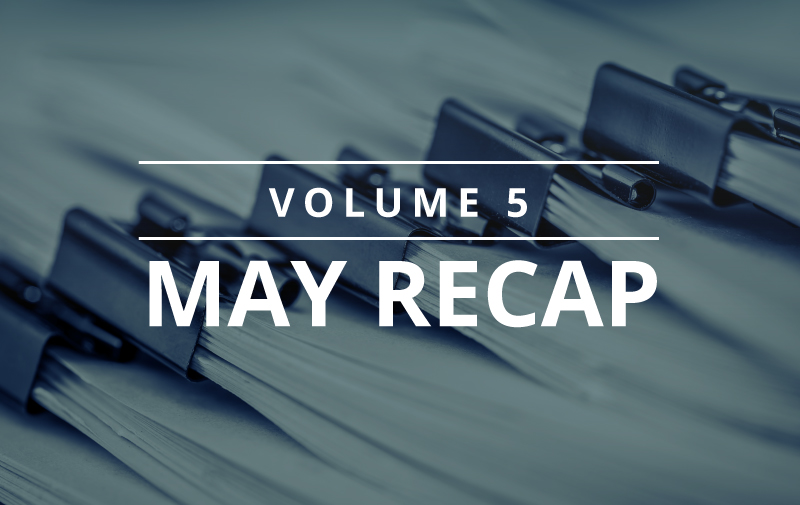 image for Volume 5 – May Recap