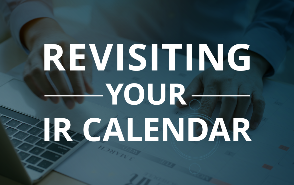 image for Revisiting Your IR Calendar
