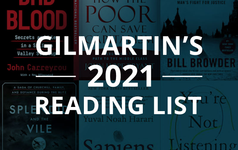 image for Gilmartin’s 2021 Reading List