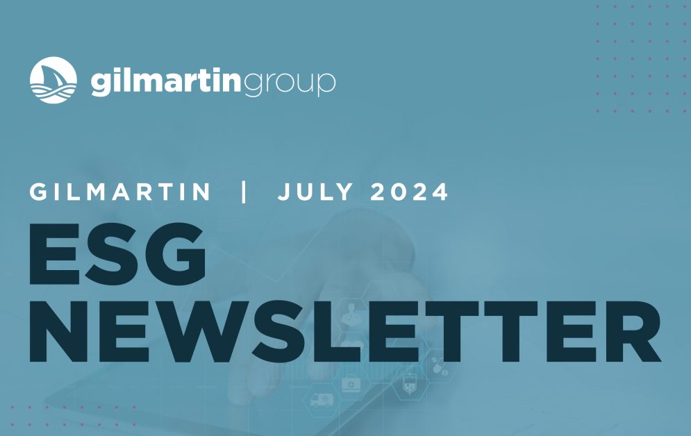 image for Gilmartin ESG Newsletter  |  July 2024