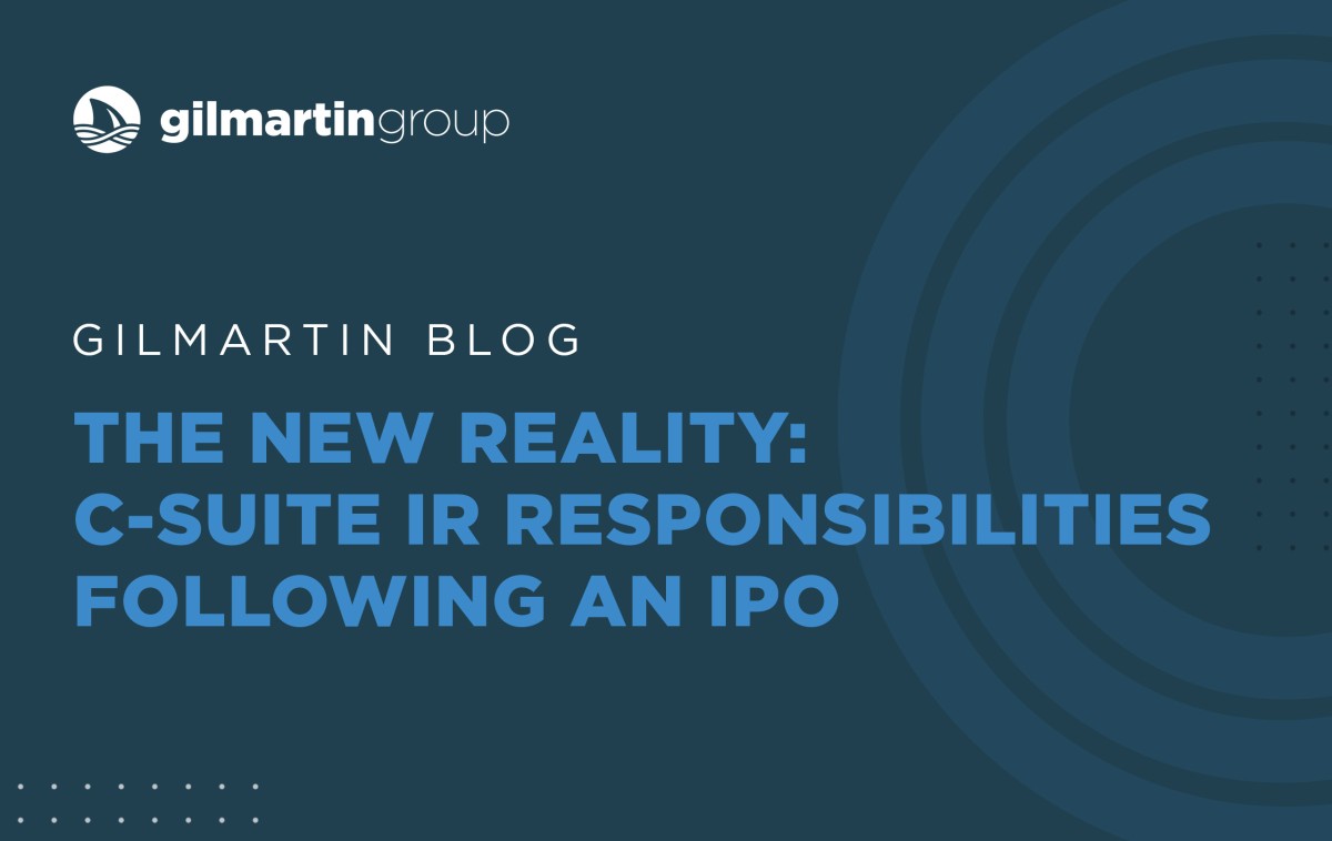 image for The New Reality: C-Suite IR Responsibilities Following an IPO